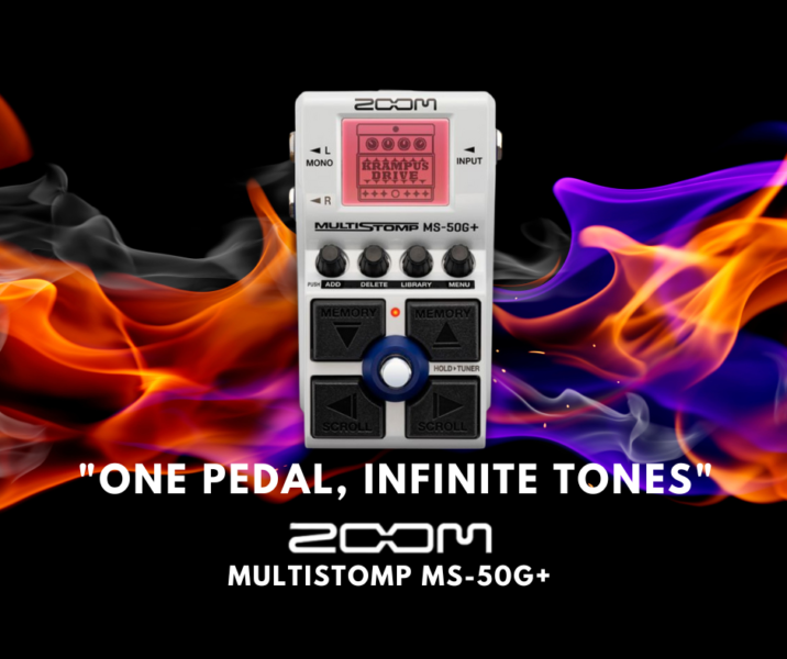 ZOOM MS 50G MultiStomp for Guitar เอฟเฟคกีตาร์ MS50G